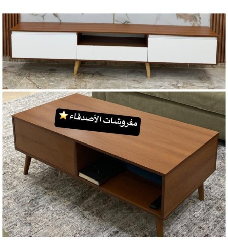 مزنون مع طاولة وسط بسعر {1100} شيكل