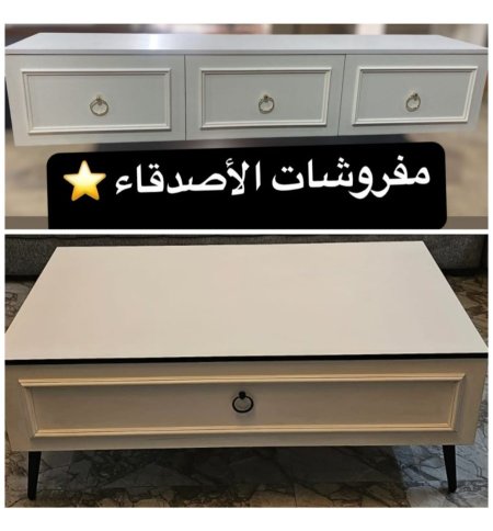 مزنون مع طاولة وسط بسعر {1100} شيكل