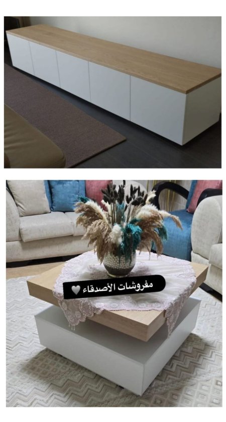 مزنون مع طاولة وسط بسعر {1100} شيكل