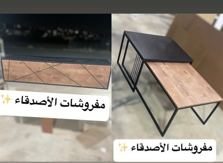 مزنون مع طاولة وسط بسعر {1100} شيكل