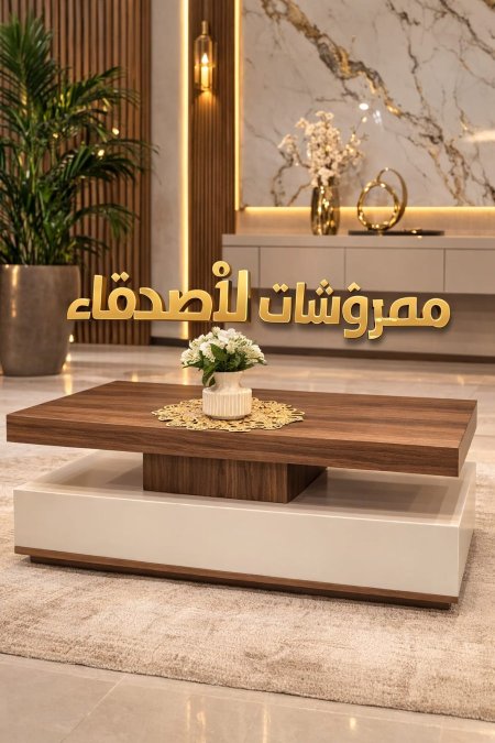طاولة وسط بسعر {500} شيكل