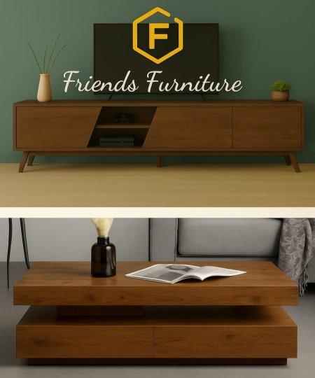 مزنون مع طاولة وسط بسعر {1100} شيكل