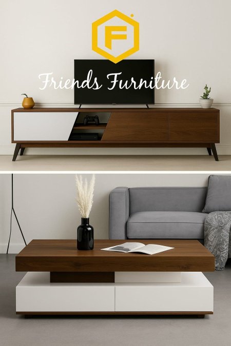 مزنون مع طاولة وسط بسعر {1100} شيكل