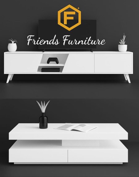 مزنون مع طاولة وسط بسعر {1100} شيكل