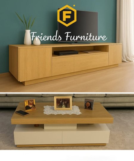 مزنون مع طاولة وسط بسعر {1100} شيكل