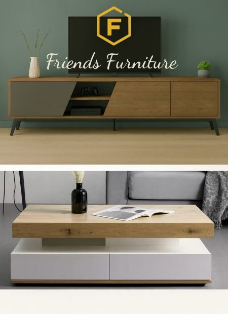 مزنون مع طاولة وسط بسعر {1100} شيكل