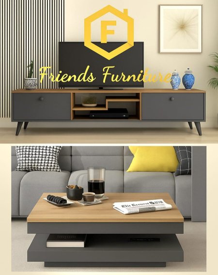 مزنون مع طاولة وسط بسعر {1100} شيكل