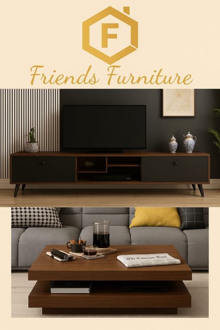 مزنون مع طاولة وسط بسعر {1100} شيكل