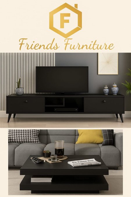 مزنون مع طاولة وسط بسعر {1100} شيكل