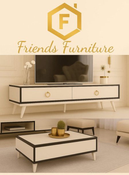 مزنون مع طاولة وسط بسعر {1100} شيكل