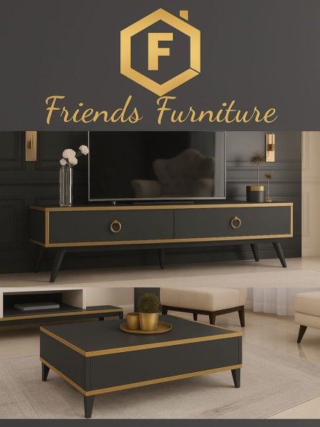 مزنون مع طاولة وسط بسعر {1100} شيكل