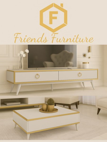 مزنون مع طاولة وسط بسعر {1100} شيكل