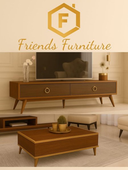 مزنون مع طاولة وسط بسعر {1100} شيكل