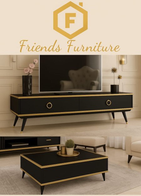 مزنون مع طاولة وسط بسعر {1100} شيكل