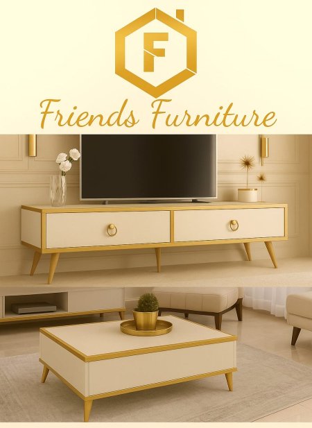 مزنون مع طاولة وسط بسعر {1100} شيكل