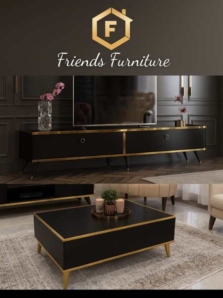 مزنون مع طاولة وسط بسعر {1100} شيكل