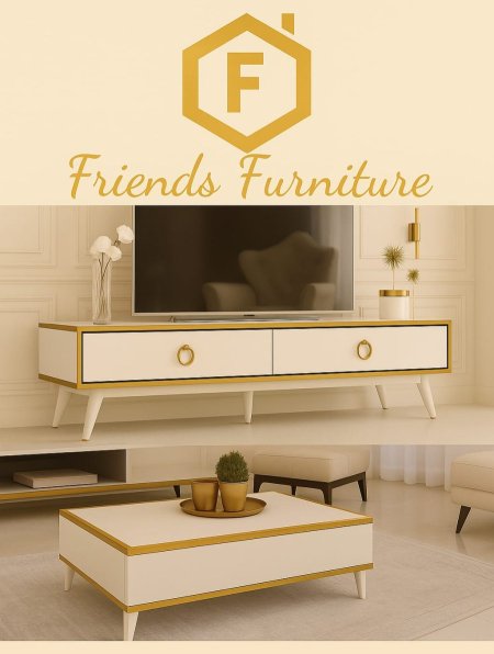 مزنون مع طاولة وسط بسعر {1100} شيكل