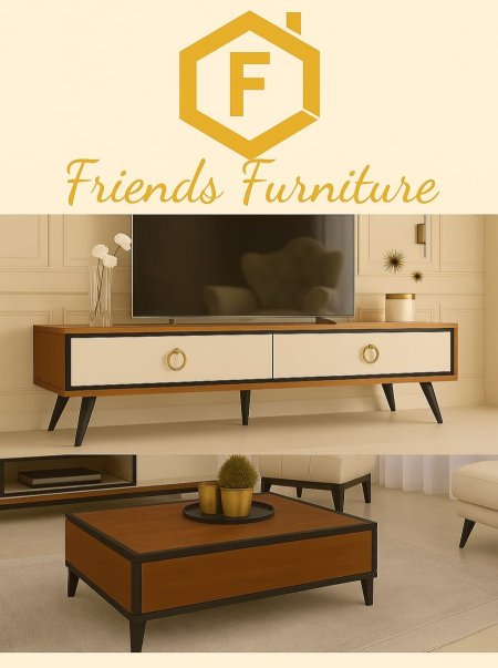 مزنون مع طاولة وسط بسعر {1100} شيكل