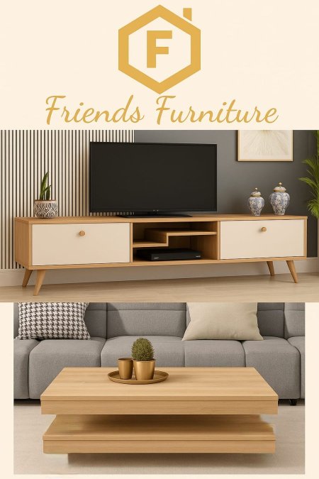 مزنون مع طاولة وسط بسعر {1100} شيكل