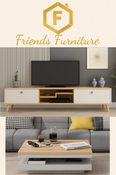 مزنون مع طاولة وسط بسعر {1100} شيكل