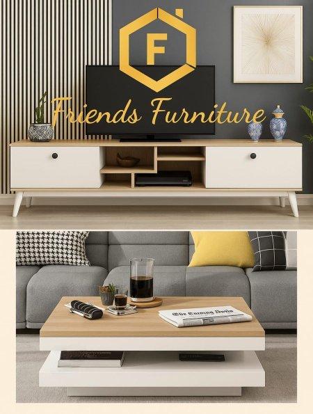 مزنون مع طاولة وسط بسعر {1100} شيكل