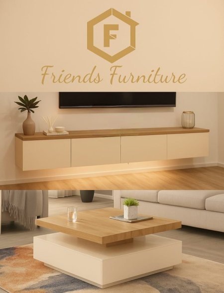 مزنون مع طاولة وسط بسعر {1100} شيكل