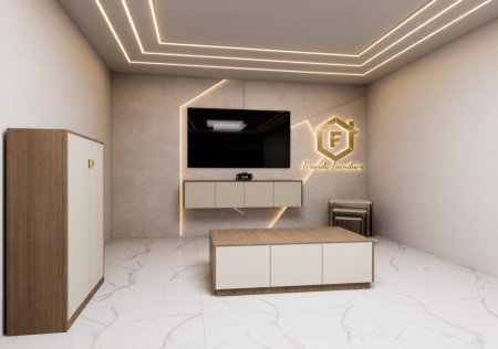 مزنون مع طاولة مع طقم سكملات وخزانة احذية بسعر {2000} شيكل